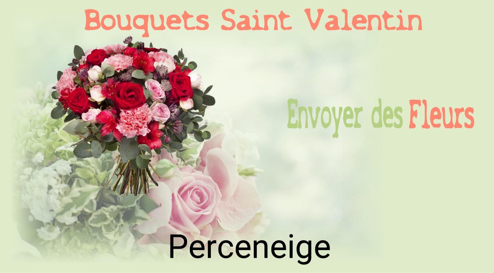 Roses de Saint-Valentin livrées à Perceneige